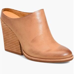 Kork-Ease Tan Leather Mules